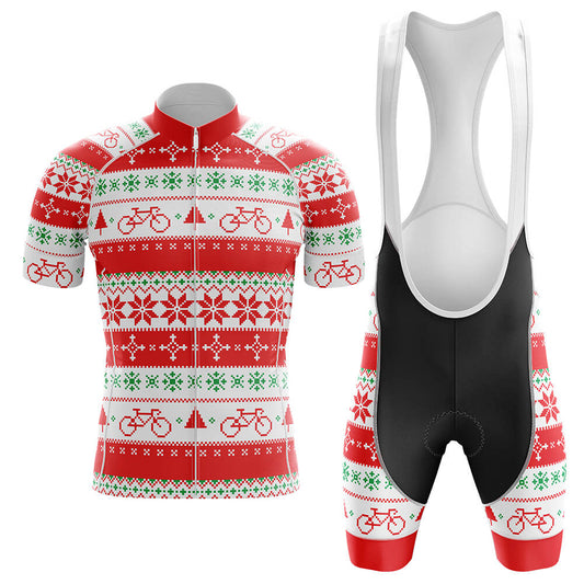 Christmas V2 Men's Short Sleeve Cycling Kit | Rsscsports