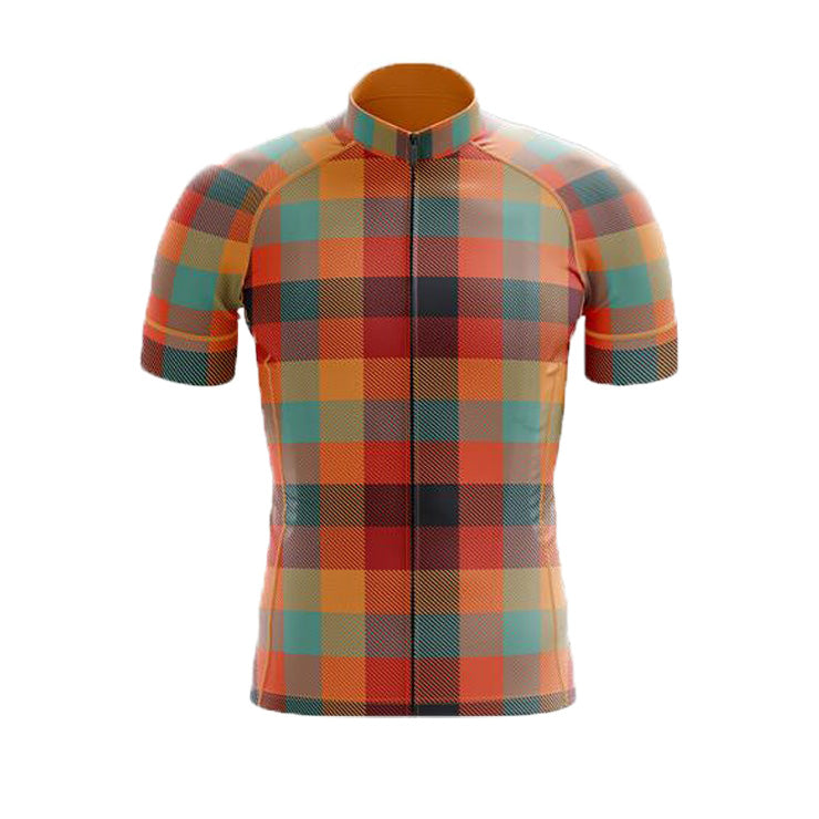 Plaid Men's Short Sleeve Cycling Kit | Rsscsports