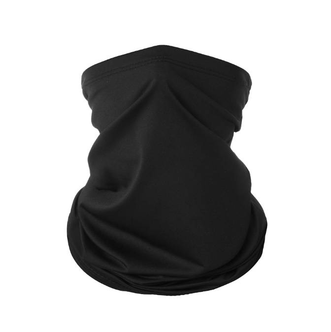 Black Faceguard Anti Pollution Scarf Face Cover