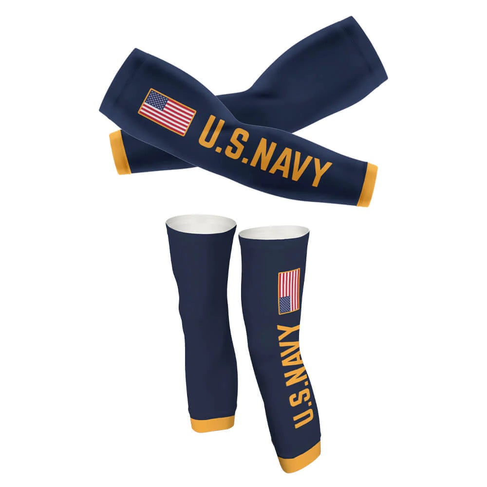 Navy Arm And Leg Sleeves