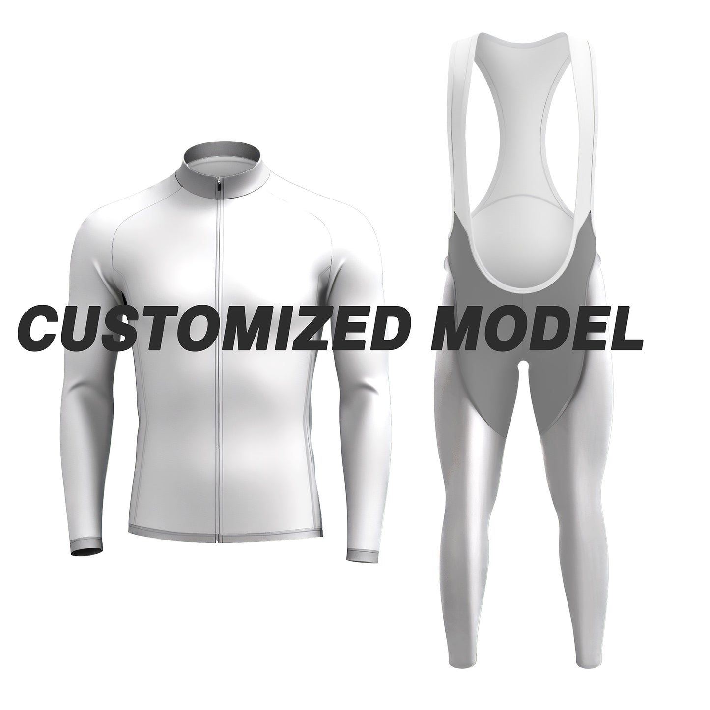 Customized Model Men's Long Sleeve Cycling Kit