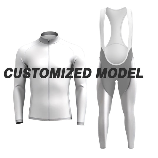 Customized Model Men's Long Sleeve Cycling Kit