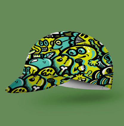 Green Man Cycling Cap