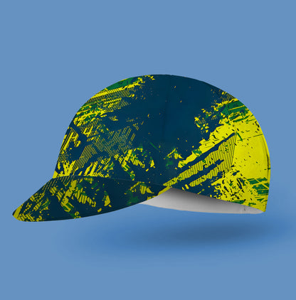 Yellow Texture Cycling Cap
