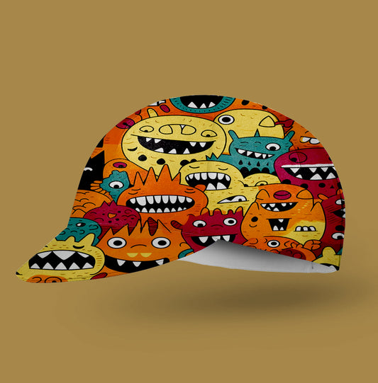 Teeth Cartoon Monster Cycling Cap