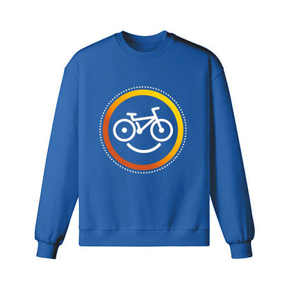 Sweat-shirt cycliste buveur de café