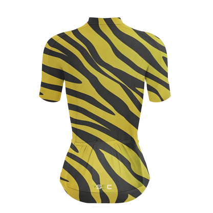 Tiger Stripes Women's Short Sleeve Cycling Kit