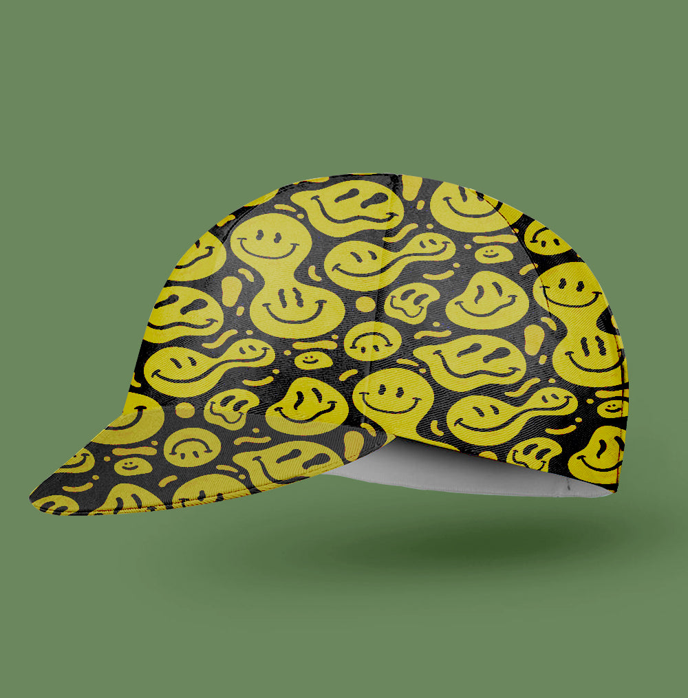 Smiley Face Cycling Cap