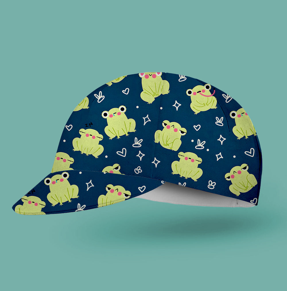 Cute Frog Pet Cycling Cap