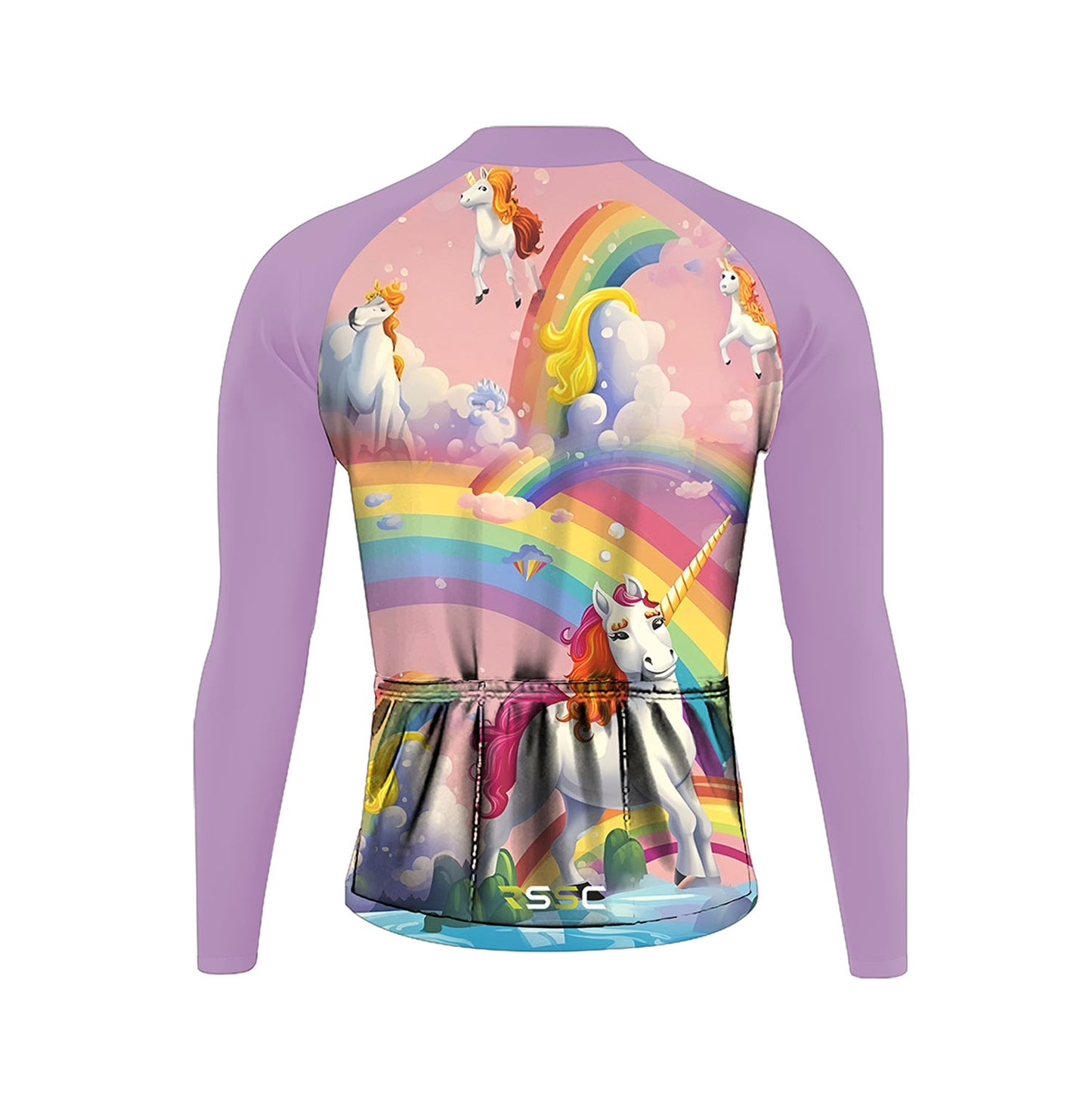 Happy Unicorns Men's Long Sleeve Cycling Kit