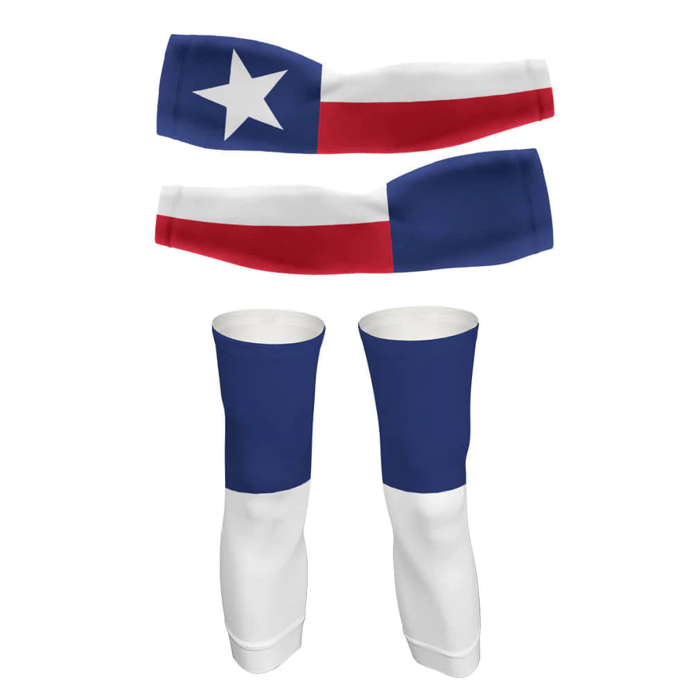 Texas Flag Arm And Leg Sleeves