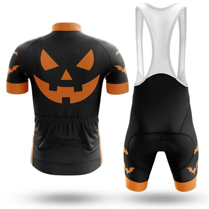 Halloween PUMPKIN FACE Men's Short Sleeve Cycling Kit | Rsscsports