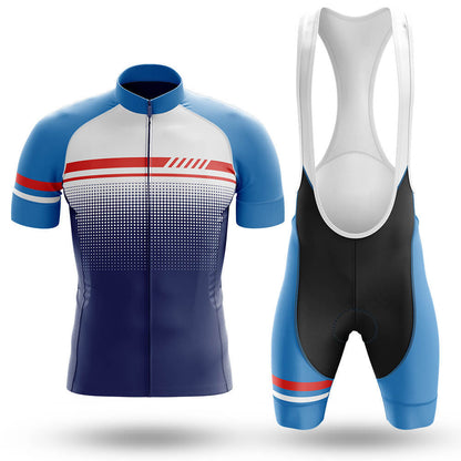 Blue Red Men's Cycling Kit | Rsscsports