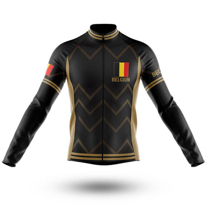 Tenue de cyclisme à manches longues pour hommes de la Belgique