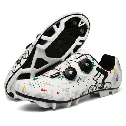 White Scout Cycling Shoes