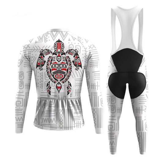 Haida Native Turtle Men's Long Sleeve Cycling Kit