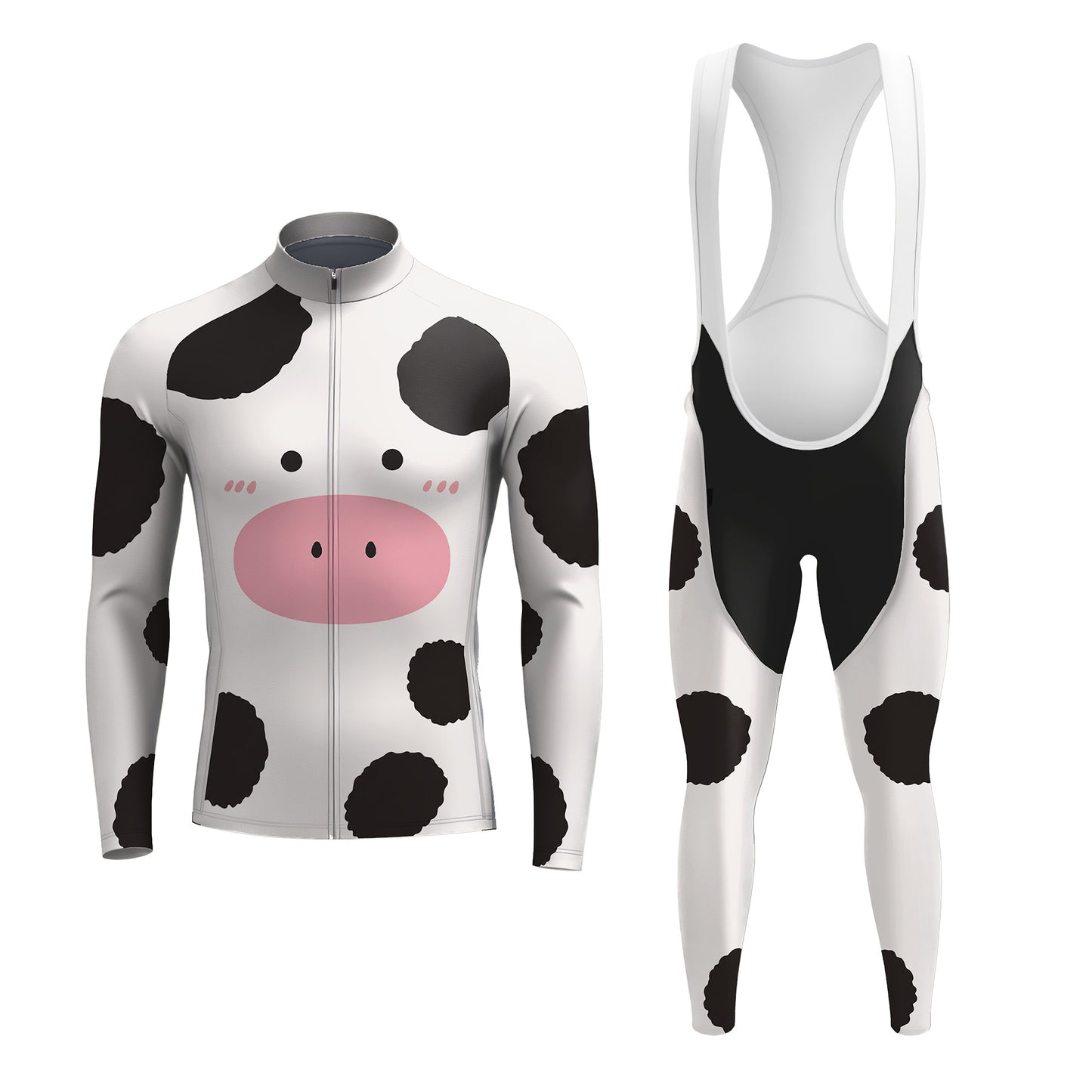 Cow Cycling Men's Long Sleeve Cycling Kit