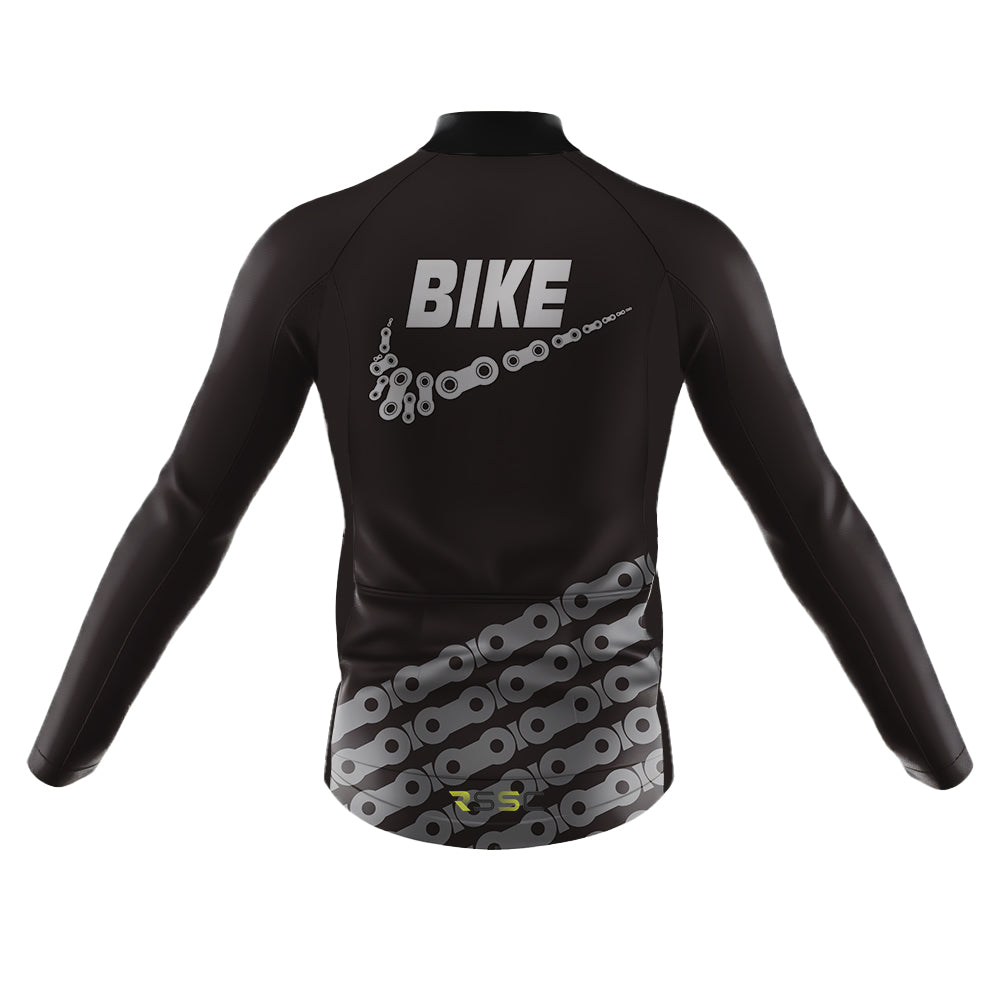 Bike Men's Long Sleeve Cycling Jersey