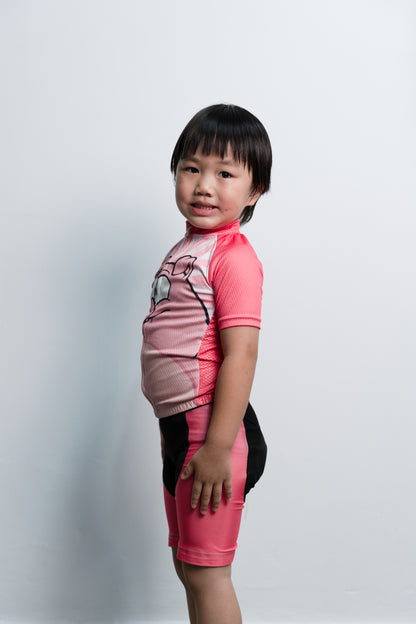 Kit de cyclisme pour enfant Dinosaure à cheval