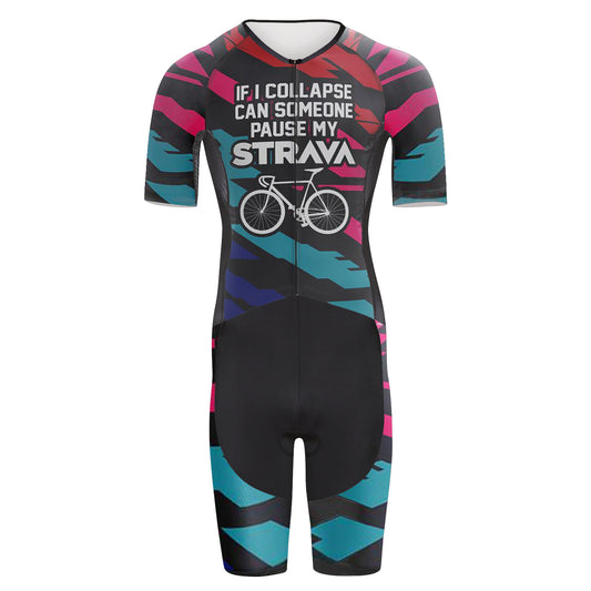 Pause My Strava Men's Triathlon Suit