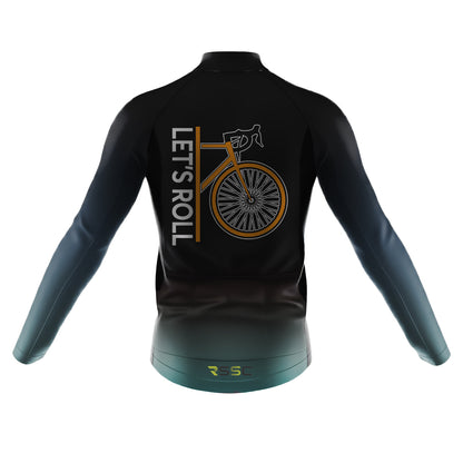 Let's Roll Men's Long Sleeve Cycling Jersey