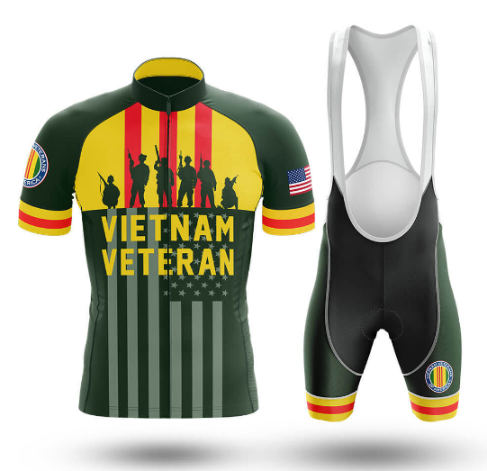 Vietnam Veteran Men's Short Sleeve Cycling Kit (Clearance Sale)