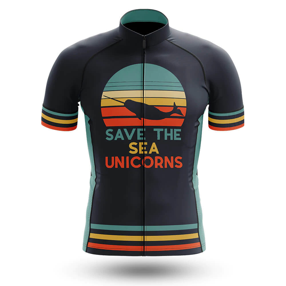 Save The Sea Unicorns Men's Short Sleeve Cycling Kit | Rsscsports