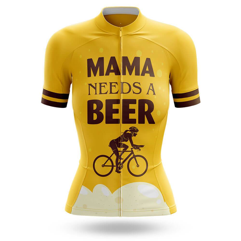 Mama Needs A Beer Women's Short Sleeve Cycling Kit