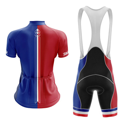 French team WORK HARD Women's Short Sleeve Cycling Kit | Rsscsports