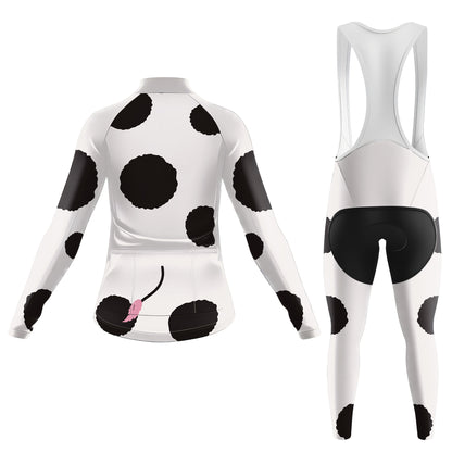 Cow Cycling Women's Long Sleeve Cycling Kit