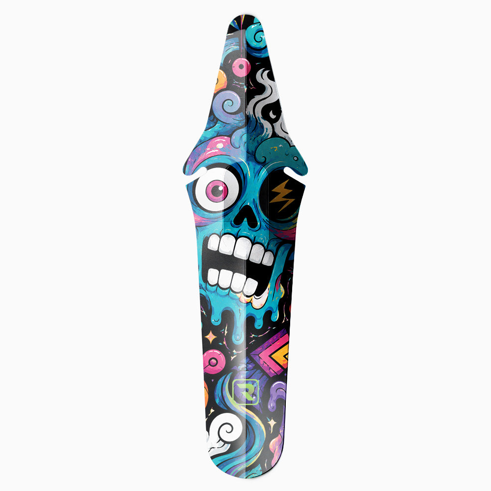 Alien Creatures Multicolor Bicycle Saddle Mudguard