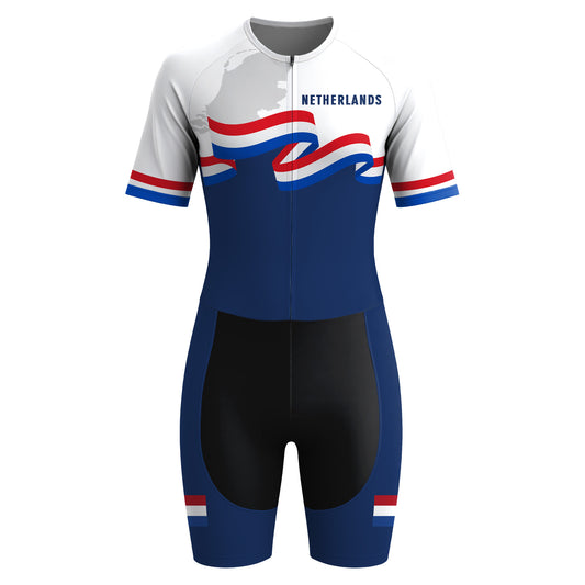 Traje de triatlón de manga corta para mujer Tri-ing My Best