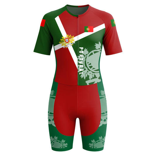 Portugal Women's Short Sleeve Triathlon Suit