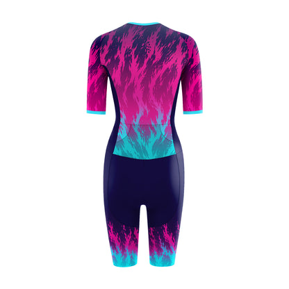 Neon Flame Women's Triathlon Suit