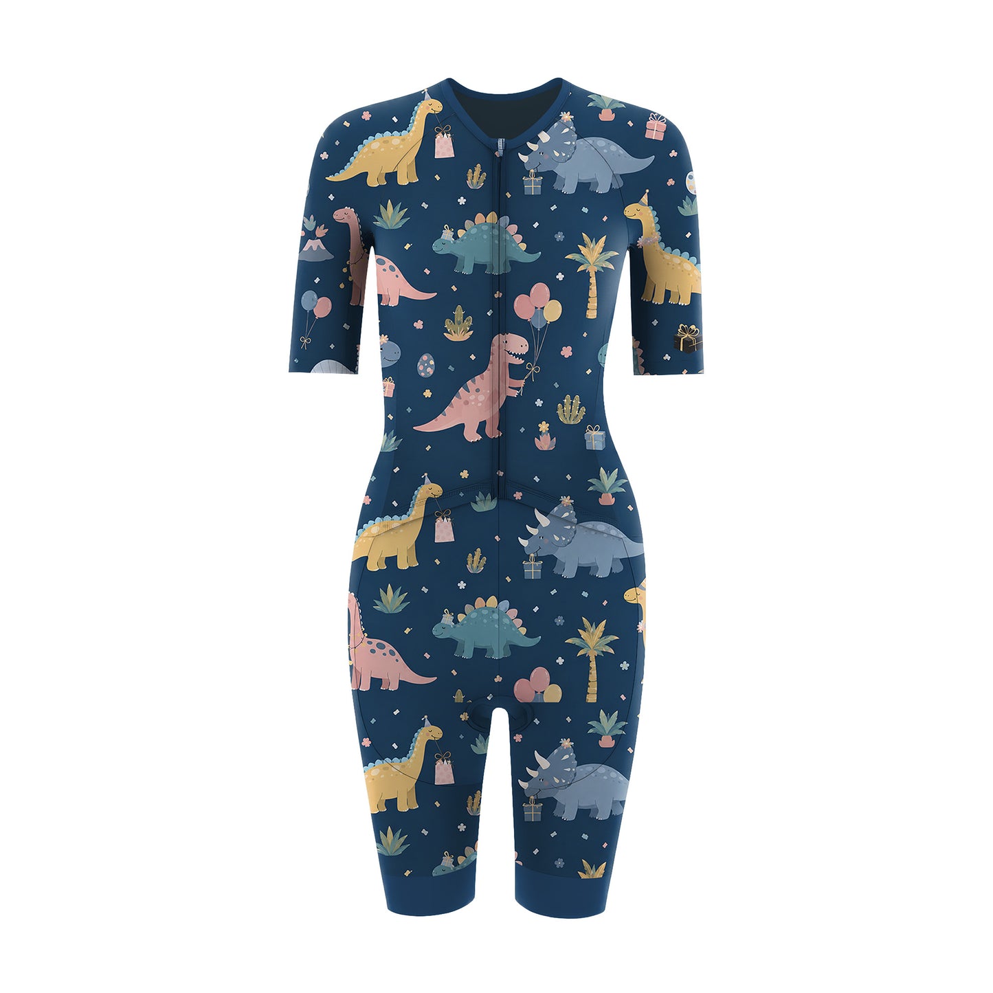 Dinosaur Pattern Women's Triathlon Suit