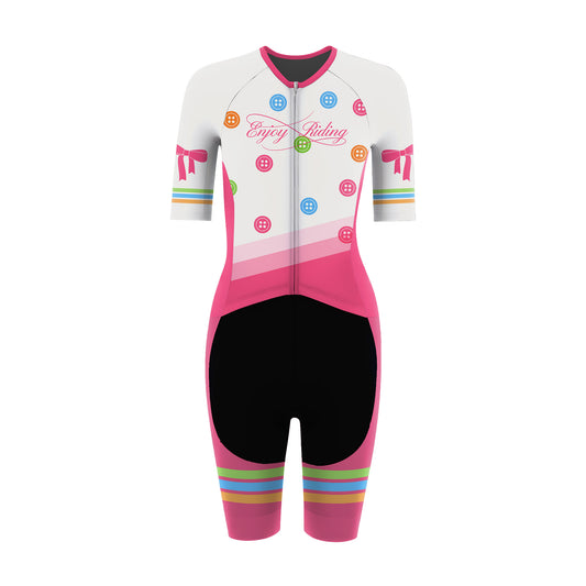 Pastel Buttons Women's Triathlon Suit