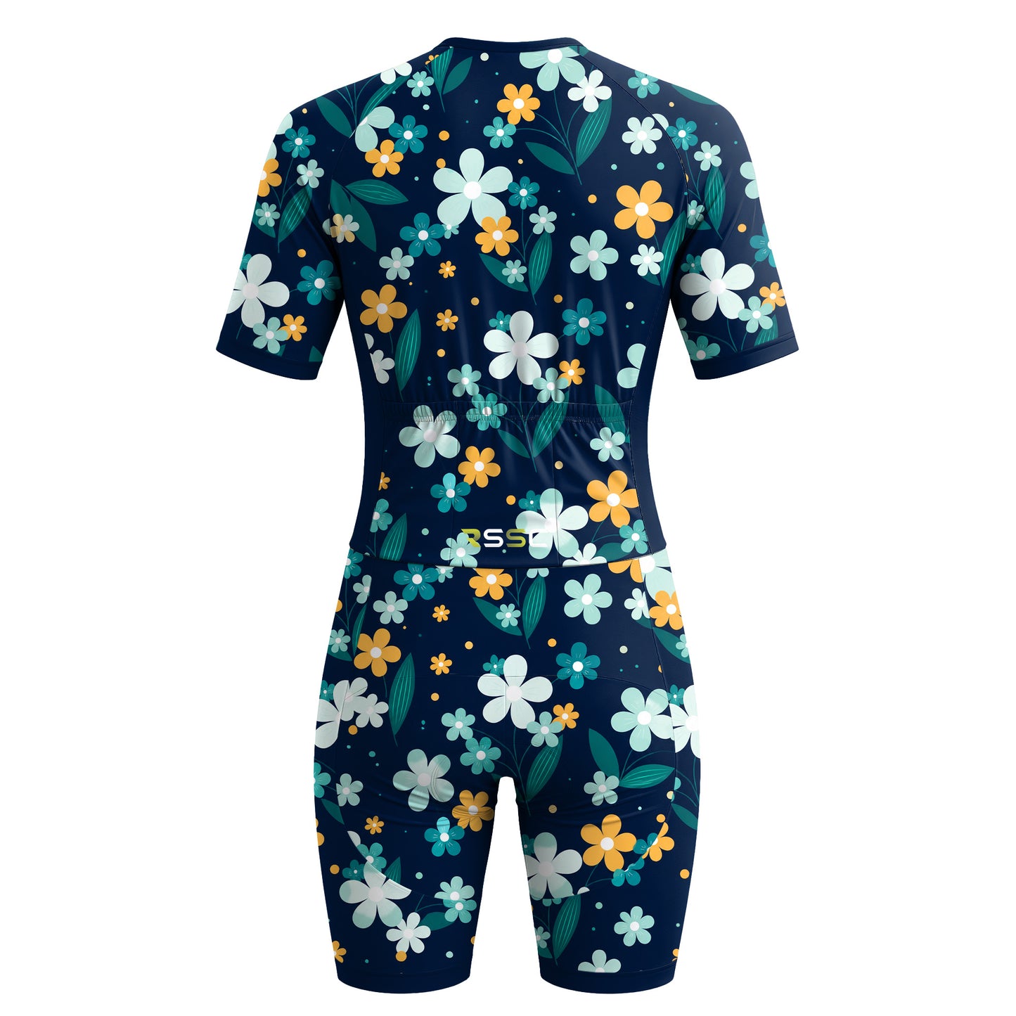 Ditsy Floral Women's Short Sleeve Triathlon Suit