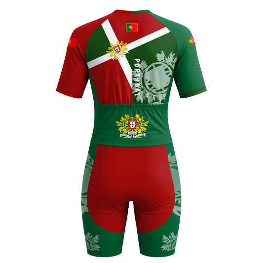 Portugal Women's Short Sleeve Triathlon Suit