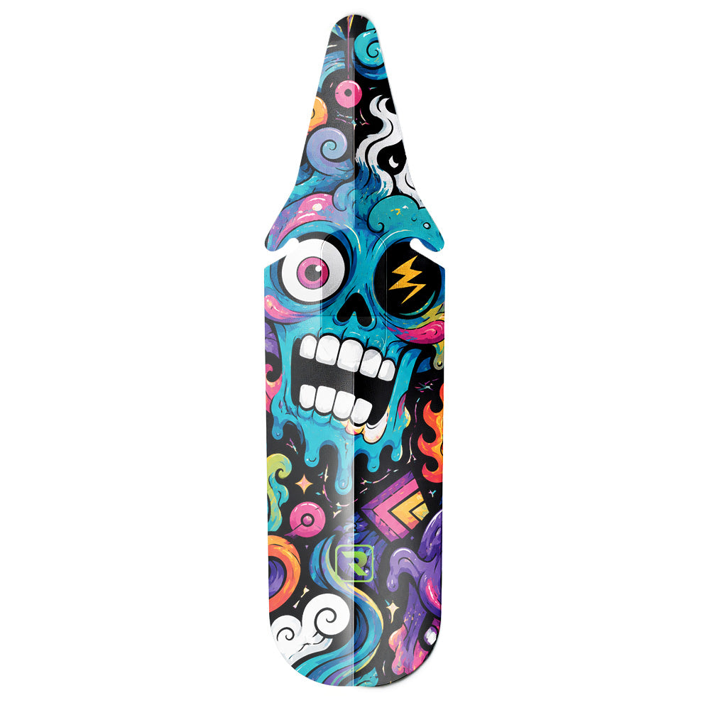 Alien Creatures Multicolor Bicycle Saddle Mudguard
