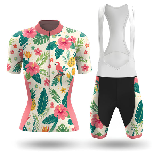 Tropical Parrot Women's Short Sleeve Cycling Kit