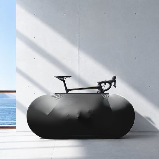 Ghost Black Bicycle Wheels Cover