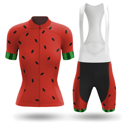 Summer Watermelon Women's Short Sleeve Cycling Kit