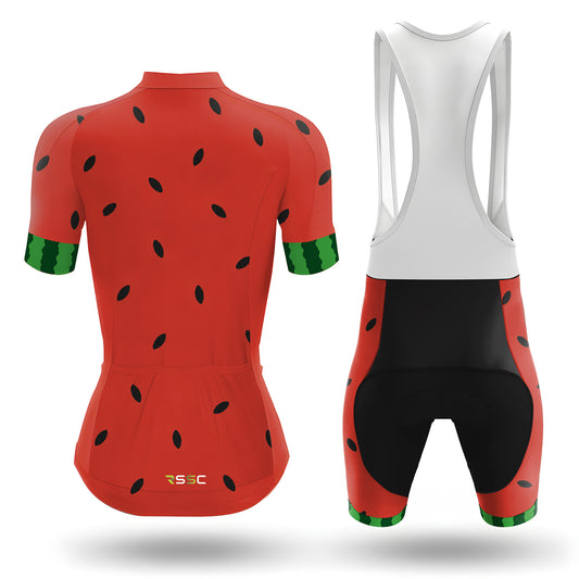 Summer Watermelon Women's Short Sleeve Cycling Kit