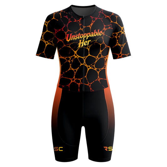 Unstoppable Her Women's Short Sleeve Triathlon Suit