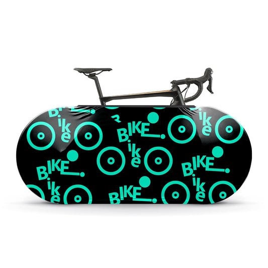 Basic Black Bicycle Wheels Cover