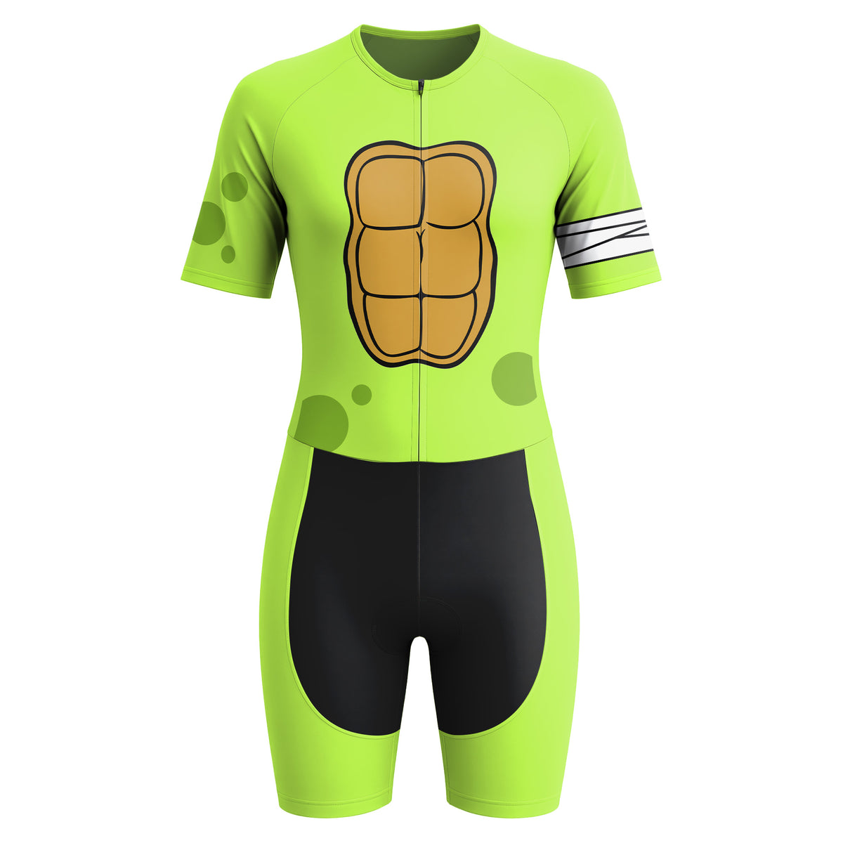 Ich gebe mein Bestes Damen-Triathlonanzug mit kurzen Ärmeln
