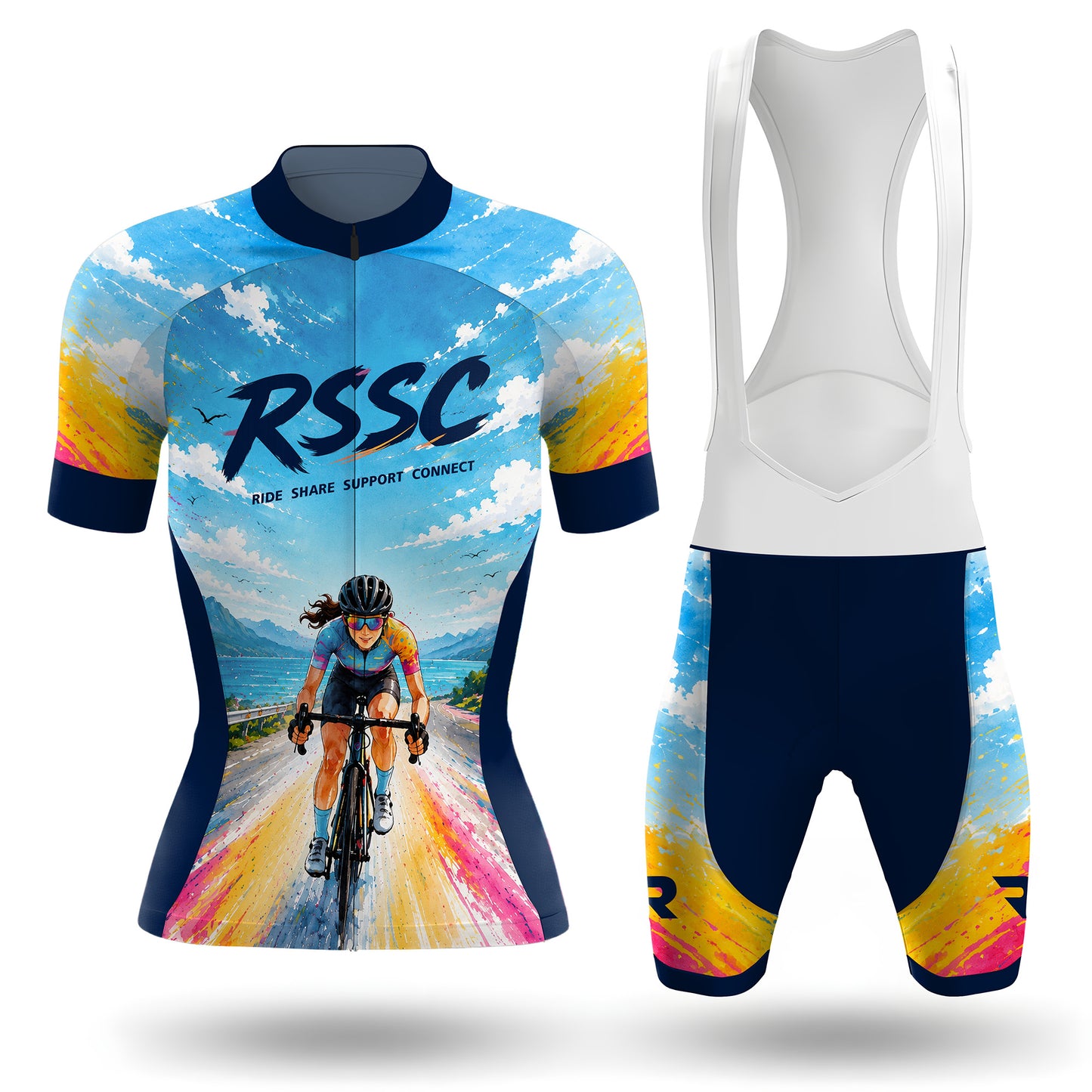 Colorful Ride Life Women's Short Sleeve Cycling Kit