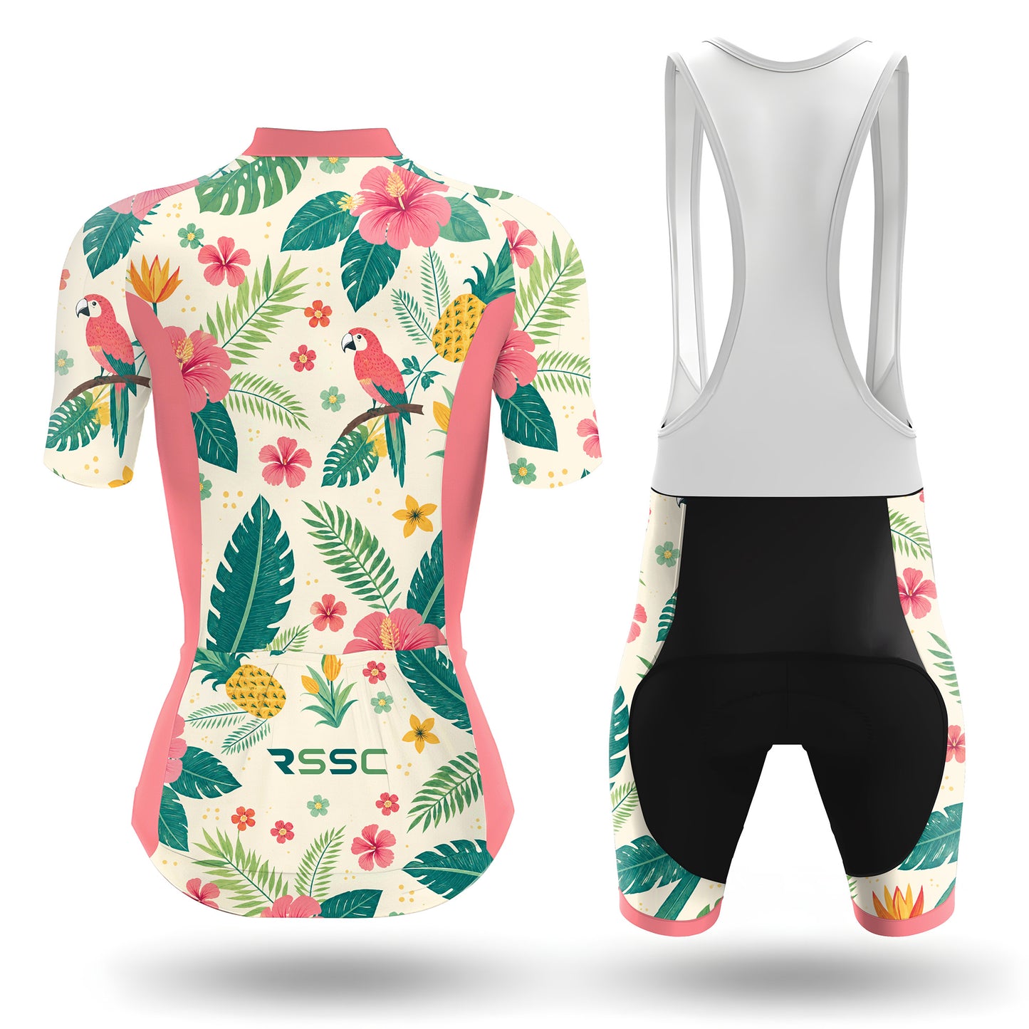 Tropical Parrot Women's Short Sleeve Cycling Kit