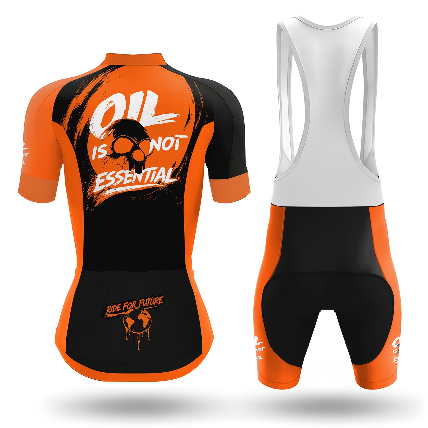 Oil Is Not Essential Women's Short Sleeve Cycling Kit