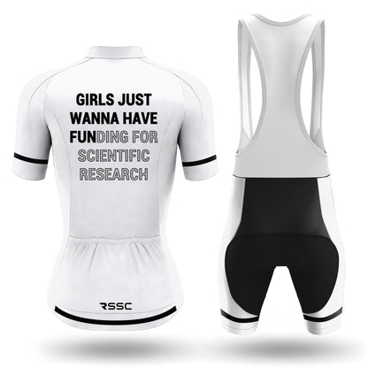 Girls Just Wanna Have Fun Women's Short Sleeve Cycling Kit
